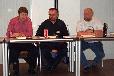 Fabian Vogt und Frank Haubold beim ElsterCon 2002, (c) Breitsameter