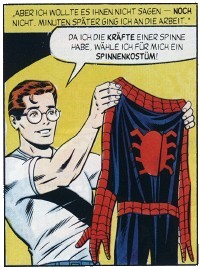Peter Parker und sein erstes Kostüm..., (c) Marvel