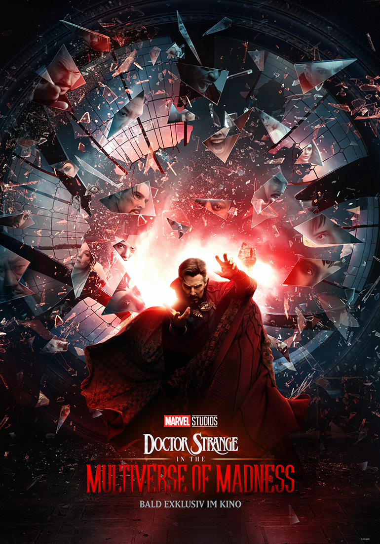 »Doctor Strange in the Multiverse of Madness« (2022) – Neuer Trailer, neues Poster, mehr Multiversum!